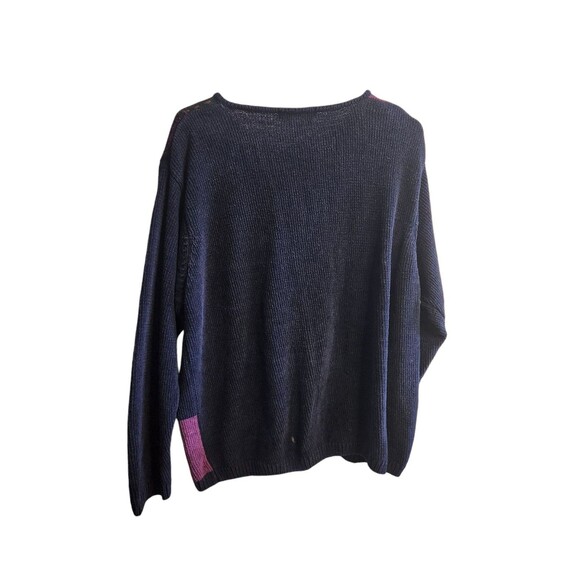 Dressbarn Patchwork Silk Blend Full Zip Cardigan 14/16 - Picture 4 of 4